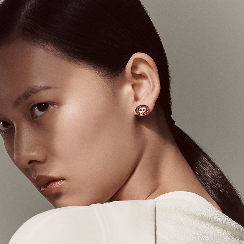 Chaine d'ancre Contour stud earrings