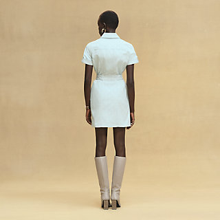 【大人エレガントに☆】HERMES Chaines d'Ancres シャツドレス 大人のエレガント シャツワンピ【HERMES】シャツドレス (HERMES