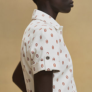 ＊大人気＊【HERMES】ドレス Chaine d'Ancre プリント シャツ Chaine d'Ancre