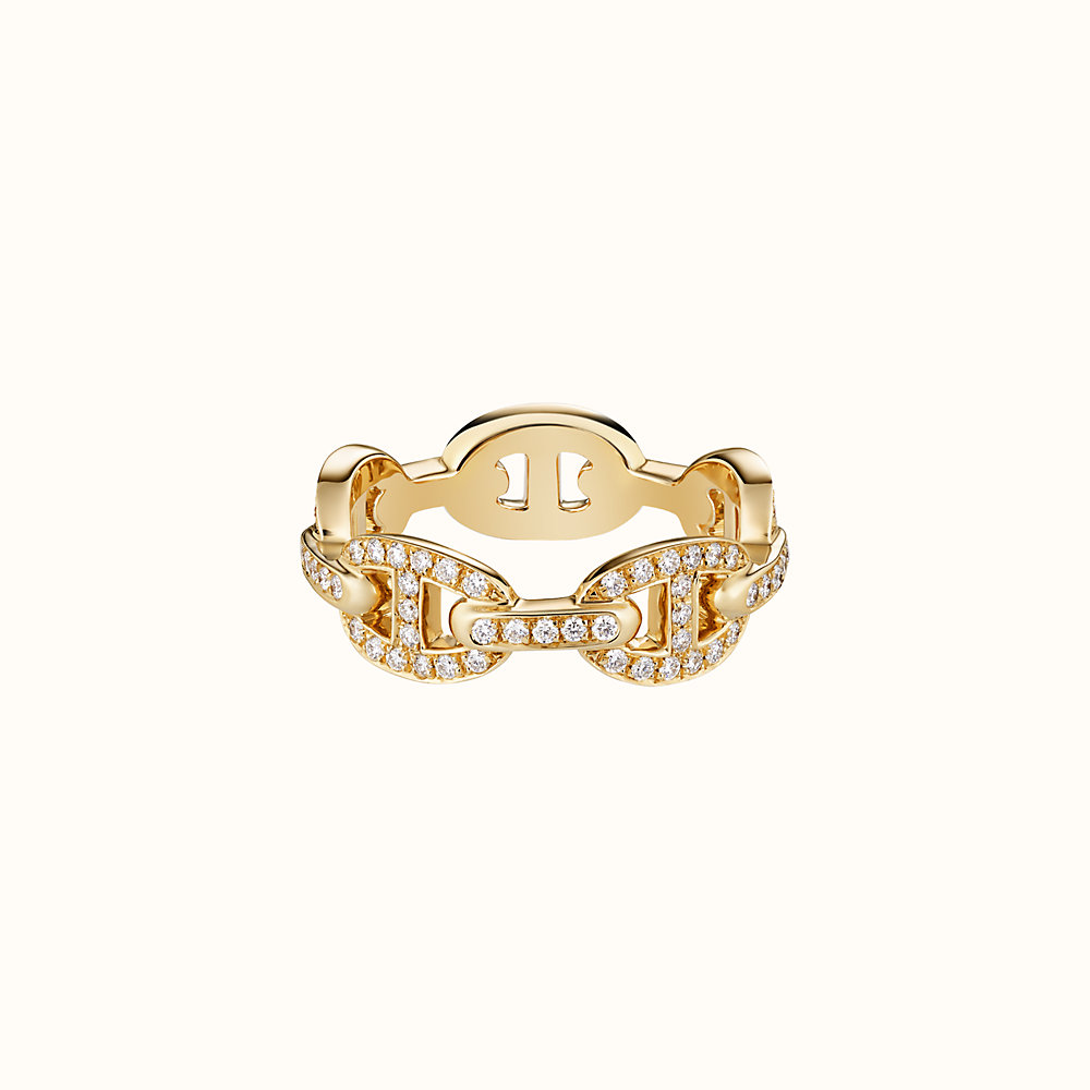 hermes chain link ring