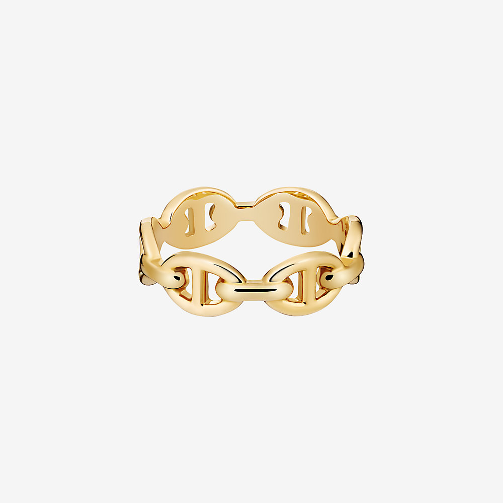 Chaine D Ancre Enchainee Ring Small Model Hermes Usa