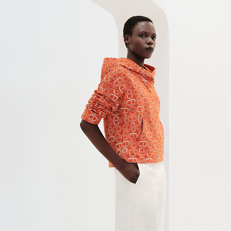 HERMES シェーヌダンクル Chaine d'Ancre フーデッドジャケット HERMES シェーヌダンクル Chaine d'Ancre フーデッドジャケット