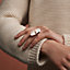 Chaine d'Ancre Initiale ring, very large model, View: Worn, worn, view 1 of 2