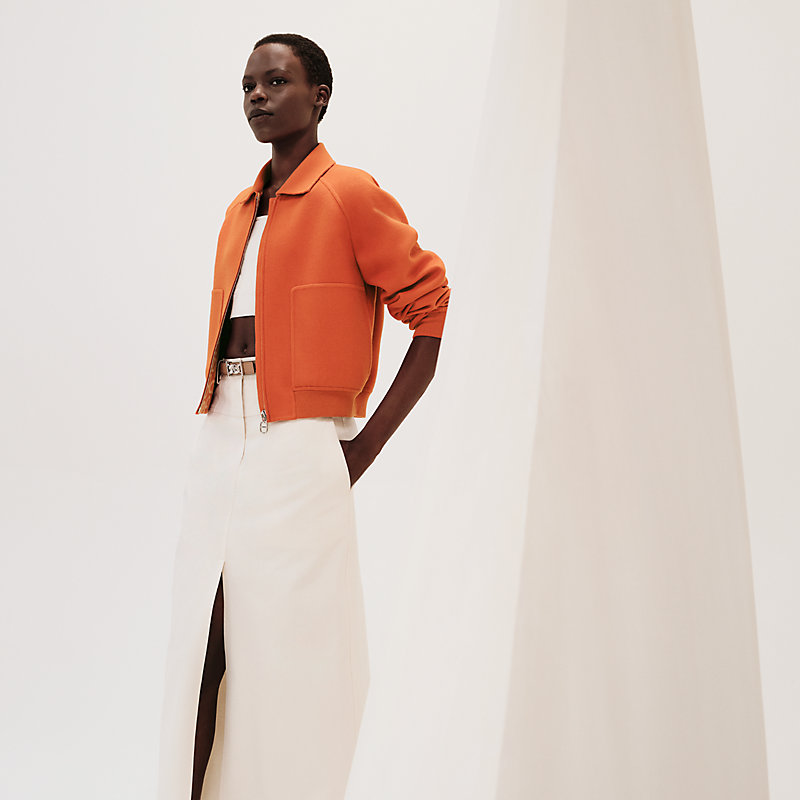 赤いシェーヌダンクルが印象的HermesChaine d'Ancreジャケット HERMES Chaine dAncre(エルメス シェーヌダンクル) アウター