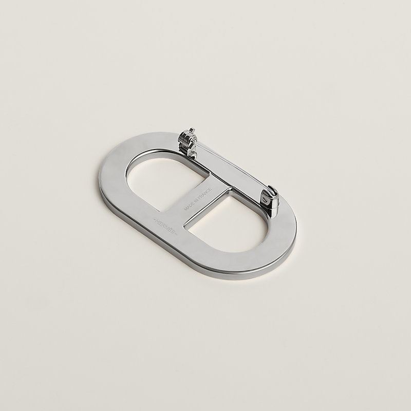 HERMES　エルメス　Chaine d'Ancre Badge ブローチ Chaine d'Ancre Marqueterie brooch | Hermès Poland