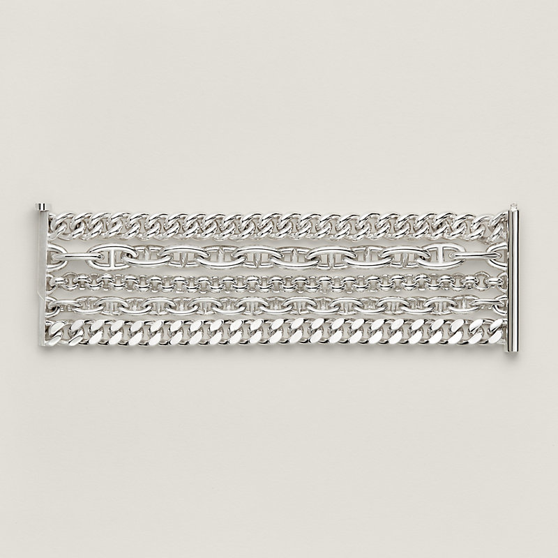 Chaine d'ancre Multichaines cuff bracelet