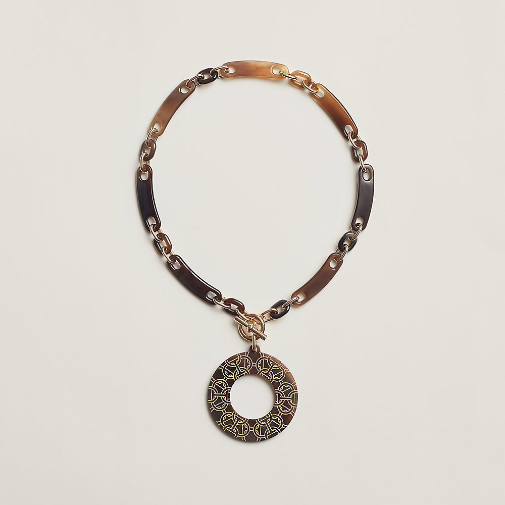 Shop authentic Hermès Farandole Chaine D'Ancre Necklace at revogue for just  USD 900.00