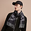 Chaine d'Ancre Optique scarf, View: Worn, worn, view 1 of 3