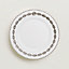 Chaine d'Ancre platinum dinner plate, View: Worn, worn, view 1 of 3