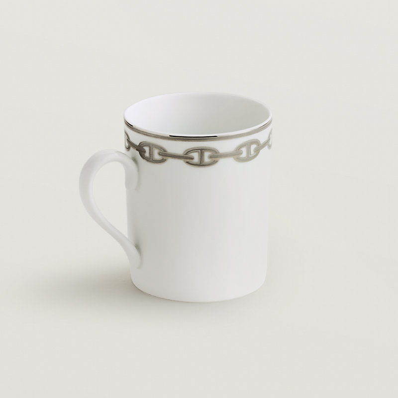 Chaine d'Ancre platinum mug | Hermès Singapore