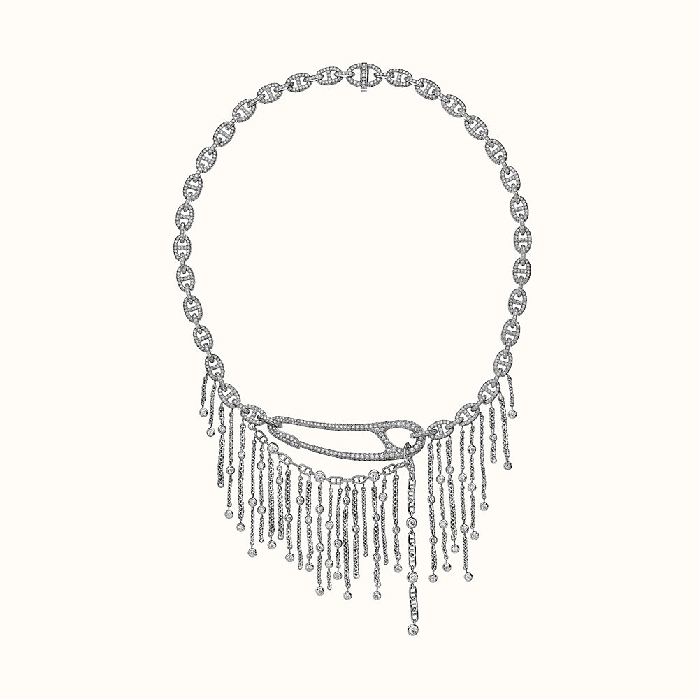 Chaine d'Ancre Punk fringe necklace 