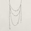 Chaine d'ancre Punk long necklace, View: front, front, view 1 of 2