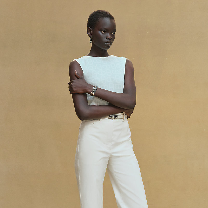 凛とした美しさが際立つ HERMES Chaine d’Ancre パンツ Chaine d'Ancre