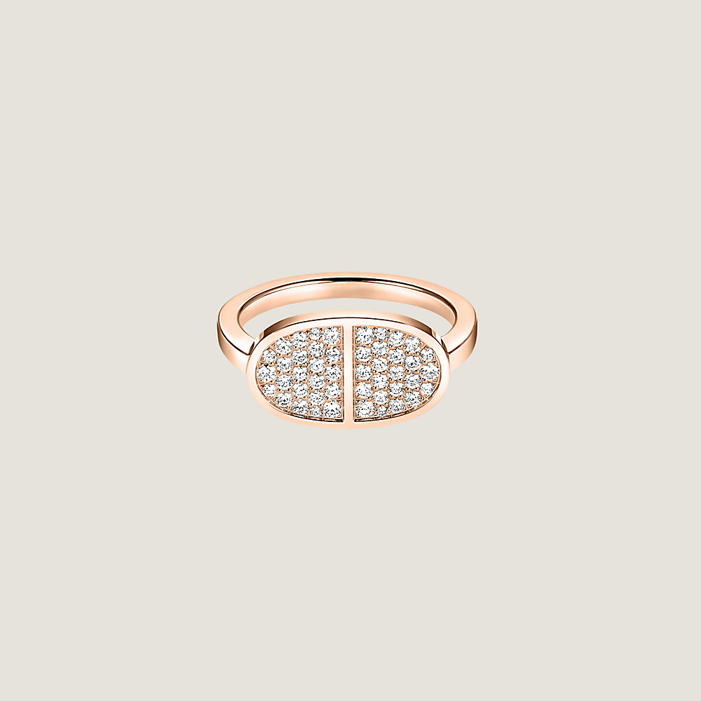 Chaine d'ancre Contour ring, medium model