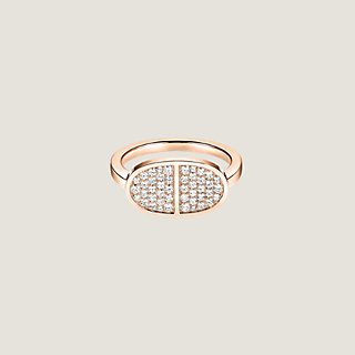 Chaine d'ancre Contour ring, medium model