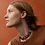 Chaine d'H necklace, large model, View: Worn, worn, view 2 of 2