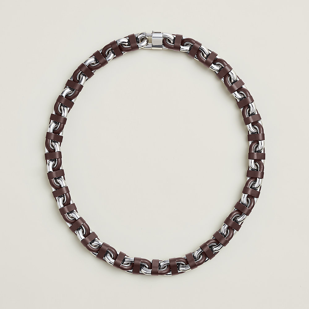 Chaine Maillon necklace - Brown | Hermès USA
