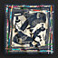 Châle 140 brodé Zouaves et Dragons Bandana, Vue: Vue à plat, flat, vue 1 sur 4
