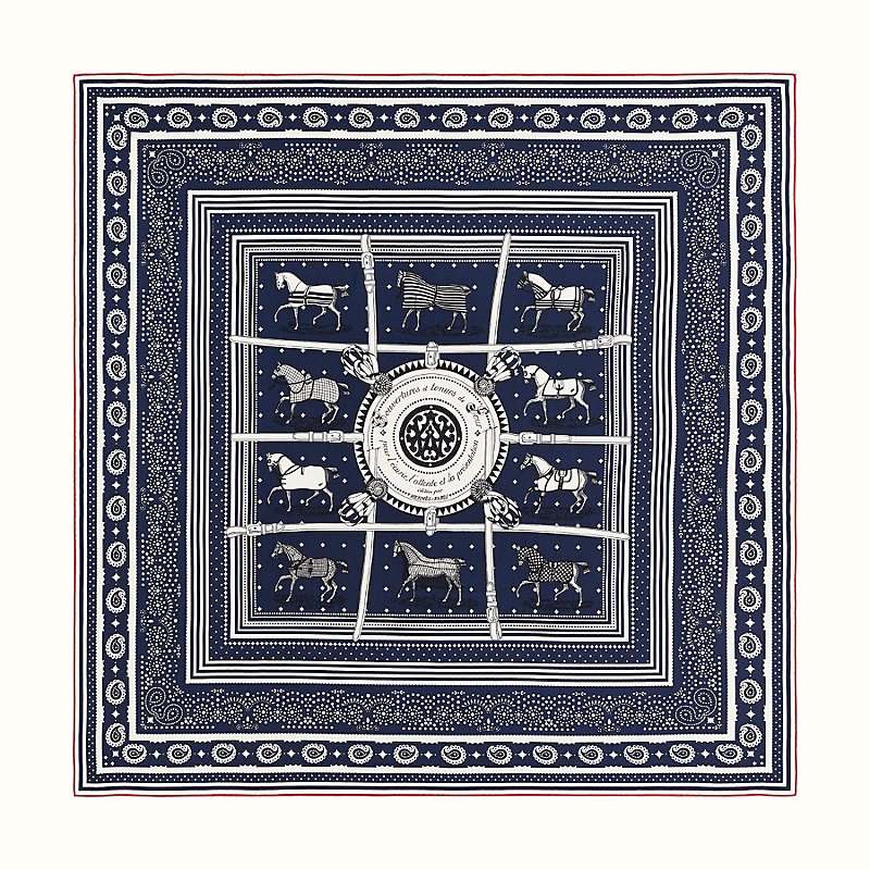 hermes couvertures et tenues de jour scarf