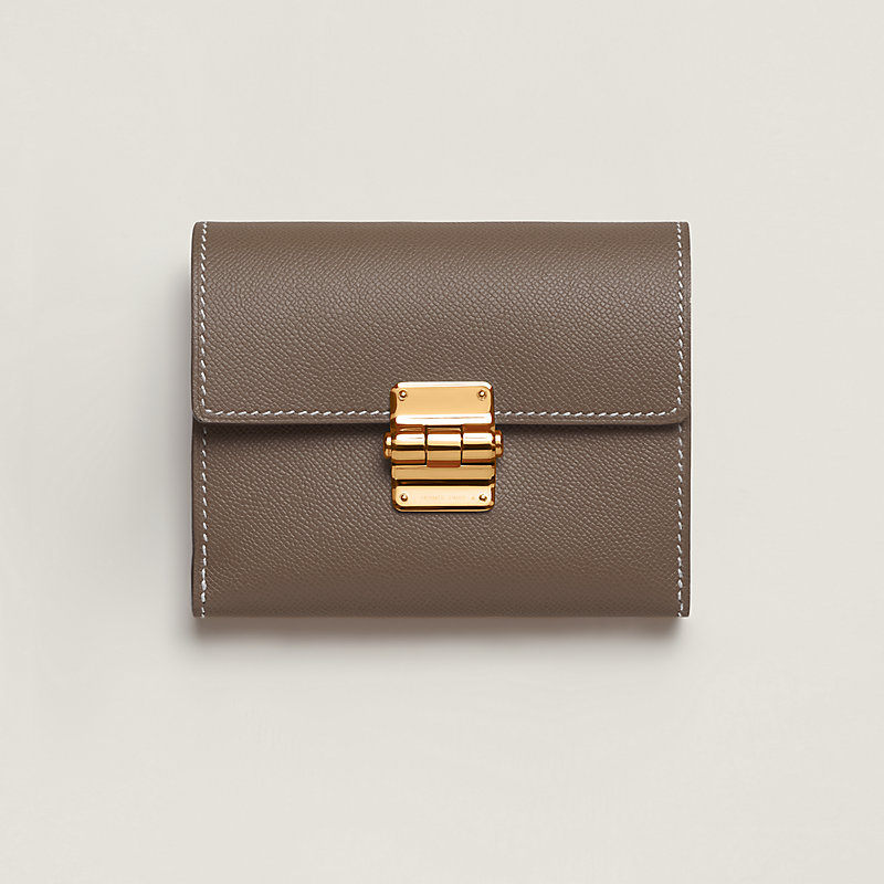 【留め具がエレガント】HERMES コンパクト ウォレット Charniere charniere-compact-wallet--