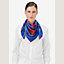 Chemins de Corail scarf 90, View: Worn, worn, view 2 of 2
