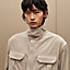 Chemise blouson poches soufflets, Vue: Vue portée, worn, vue 4 sur 6