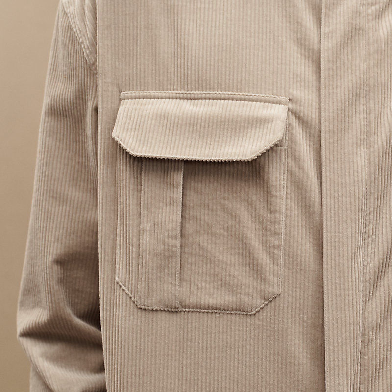 Chemise blouson poches soufflets