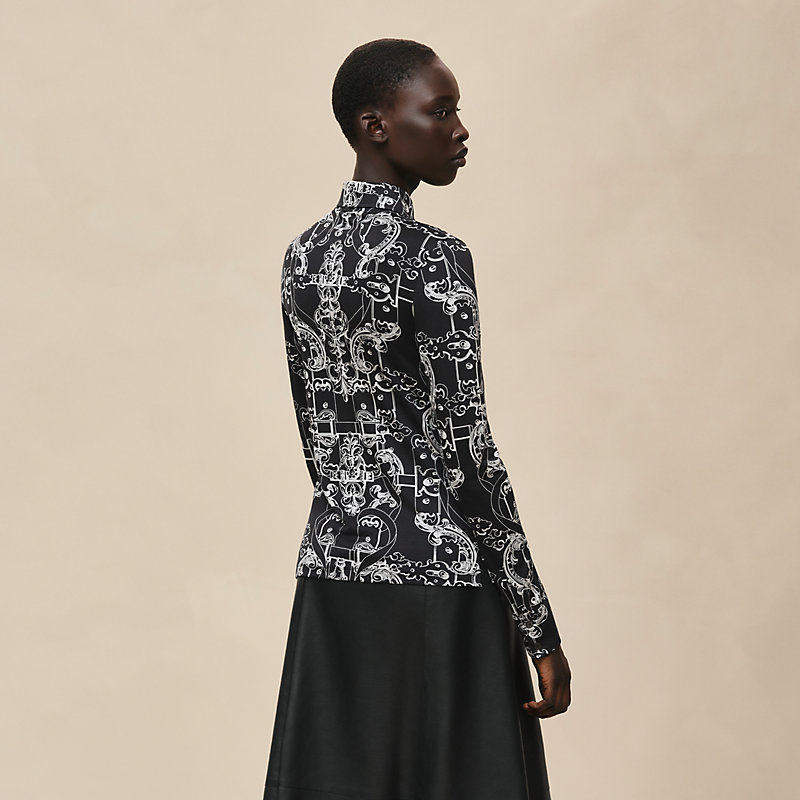 Chemise cintrée imprimé «&nbsp;Ferronnerie Remix&nbsp;»