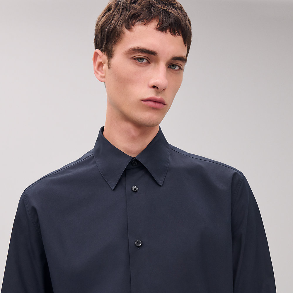 洗練されたフィット感 HERMES Chemise corps ajuste シャツ Chemise corps ajusté col Faubourg | Hermès France