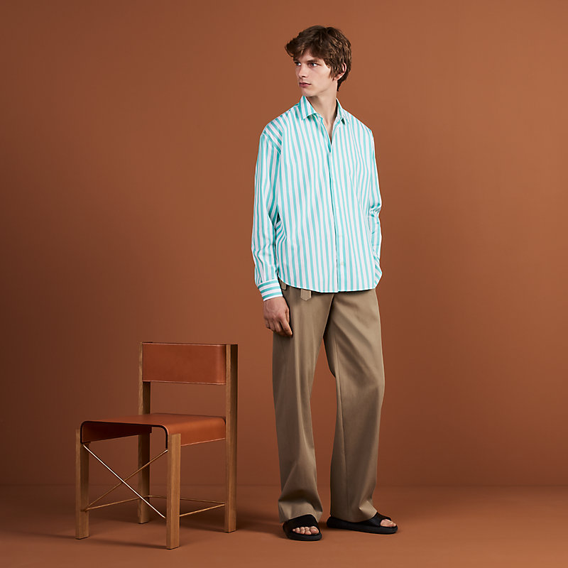 Chemise corps ample col souple