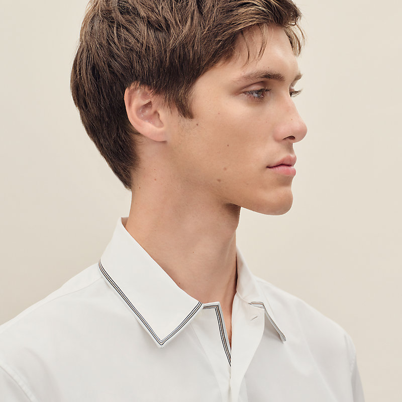 Chemise corps droit manches courtes