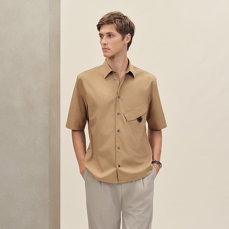 Chemise médiévale, manches courtes, marron, chemise médiévale, chemise supérieure | Battle-Merchant