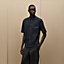 Chemise manches courtes «&nbsp;détail cuir&nbsp;», Vue: Vue portée, worn, vue 2 sur 6