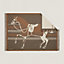 Cheval a la Couverture blanket, View: Back, back, view 4 of 5