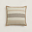 Cheval a la Couverture pillow, View: Back, back, view 2 of 4