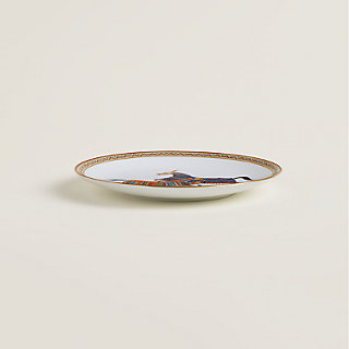 Cheval d'Orient bread and butter plate n°1 | Hermès USA