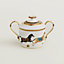 Cheval d'Orient sugar bowl, View: Worn, worn, view 1 of 3