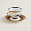 Cheval d’Orient tea cup and saucer n°1, View: Worn, worn, view 3 of 3