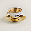 Cheval d’Orient tea cup and saucer n°1, View: Worn, worn, view 3 of 3