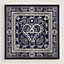 Cheval de Coeur Bandana shawl 140, View: Flat, flat, view 1 of 3