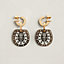 Cheval de Coeur earrings, small model, View: Back, back, view 3 of 3