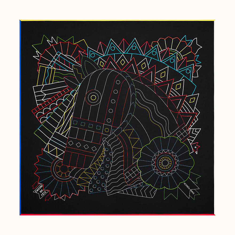 neon shawl