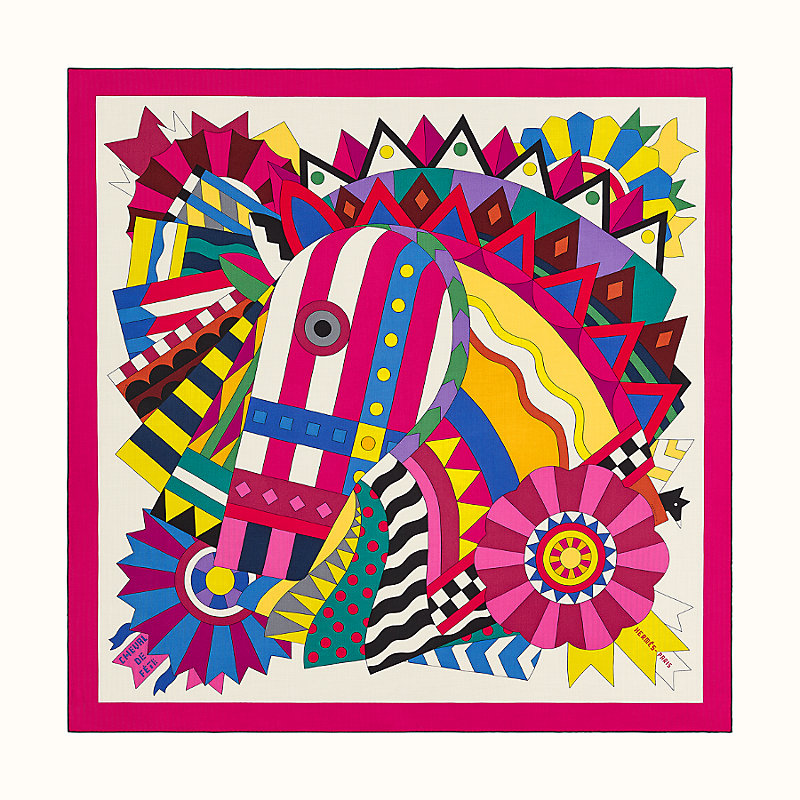 hermes cheval de fete scarf