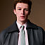 Cheval de Neige tie, View: Worn, worn, view 2 of 2