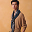Cheval Heavy Metal scarf 100, View: Worn, worn, view 2 of 3