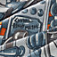 Cheval Heavy Metal scarf 100, View: Detail, detail, view 3 of 3