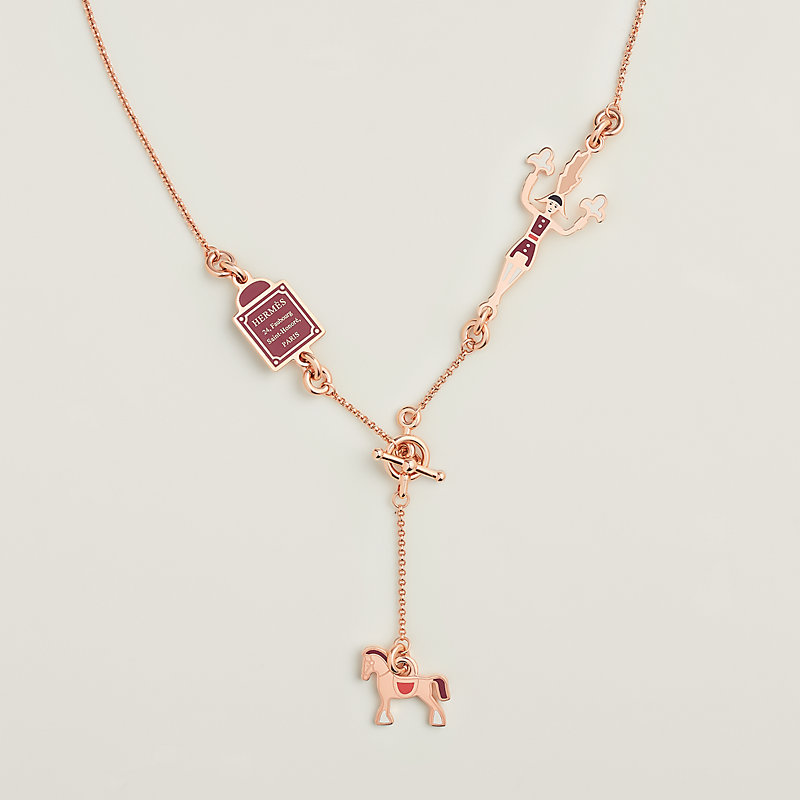 【おしゃれ】HERMES Collana Equus helios-fer-a-cheval-necklace--