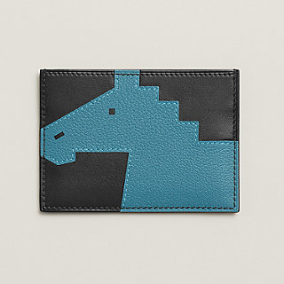 【馬の横顔が◎プレゼントに】HERMES Cheval Pictoカードケース giftにも☆馬の横顔が描かれた Hermes Cheval Pictoカードケース
