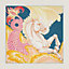 Cheval Sirene Double Face scarf 90, View: Worn, worn, view 3 of 6