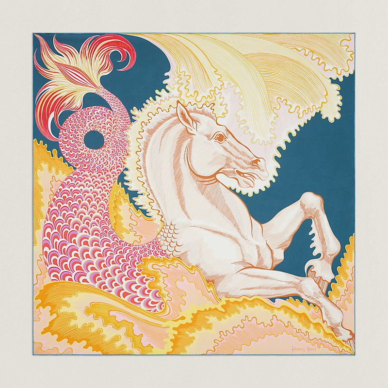 Cheval Sirene Double Face scarf 90
